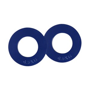 Ioensy - 2 Discos De Peso Fraccionario, Discos Adicionales Para Entrenamiento Estándar, Fitness, Color Azul, 0,5 Kg