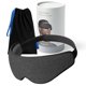 thumbnail image 1 of Máscara para ojos, almohada de avestruz, 100% opaca, con bolsa de viaje, 1 of 6