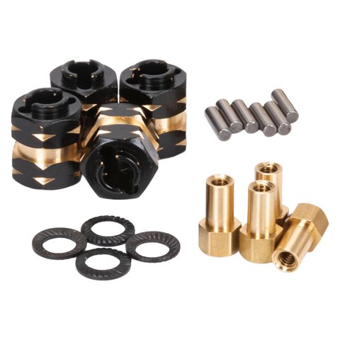 Bothyi - 4X Ruedas Hex Hubs Rc Espaciadores De Ruedas Para Accesorios De Actualización Axial Scx24