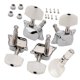 thumbnail image 5 of Clavijas De Afinación Para Banjo Semicerradas, Clavijeros Plateados, 5 of 5