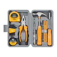 Magideal - Juego De 24 Herramientas Combinadas Para El Hogar, Cinta Métrica Multifuncional Para Mecánica Amarillo