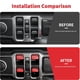 thumbnail image 3 of Cubiertas metálicas para botones de interruptores y perillas para Jeep Asweir, 3 of 6