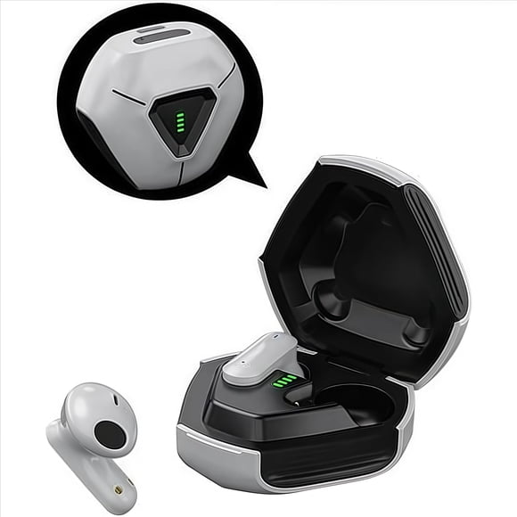 AARONMEI Auriculares Deportivos Bluetooth TWS 5.2 Blanco