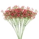 thumbnail image 1 of Flores Artificiales Uxcell Ramo 12 Piezas PU Rosa, 1 of 3