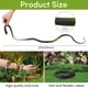 thumbnail image 2 of Broma de goma con forma de serpiente falsa de ANABIUP, realista, 1,2 m, con cuerda y clip, 2 of 7