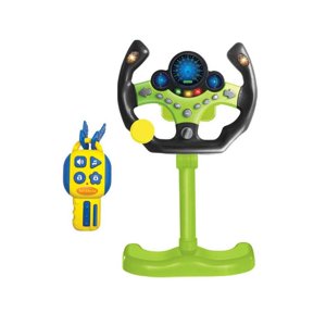 Bothyi - Volante De Juguete Para Simular Conducción, Juguetes Eléctricos Para Niños Pequeños, Bebés, Color Verde