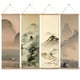 thumbnail image 5 of 4pcs/set Landscape Canvas Paintings, Wall Art Black And White For Living Room Bedroom, Chinese Traditional Ink Decor, Posters And Prints, No Frame, 5 of 5