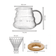 thumbnail image 2 of Set Cafetera V60 300ml 2 Tazas, 2 of 3