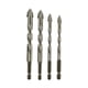 thumbnail image 3 of 4 Brocas Excéntricas Con Dientes De Sierra De Cuatro Ranuras Resistentes Para Baldosas, Metal Y Hormigón, 3 of 5