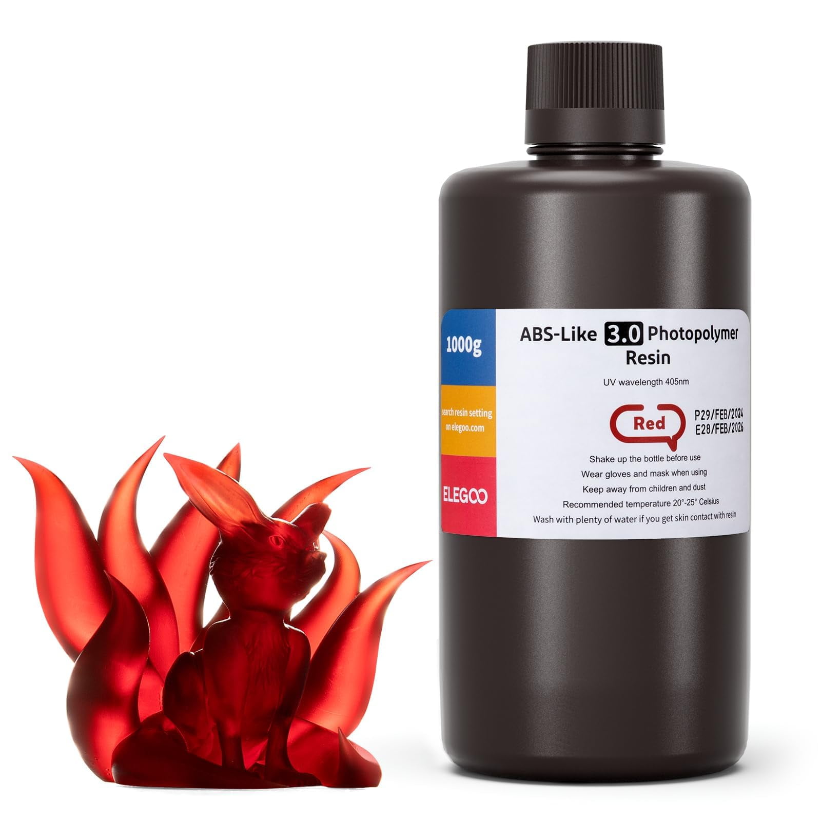 Impresora 3d De Resina Elegoo Tipo Abs 3.0 1000 G Para Impresora Msla