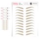 thumbnail image 1 of Tatuajes Temporales de Cejas Brows by Bossy, estilo rubio, 5 hojas, 1 of 8