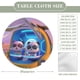 thumbnail image 2 of La Misión De Rescate Oceánico Del Super Panda theme Fitted Round Tablecloths Elastic Edged Table Covers Waterproof Table Cloth For Kitchen Holiday Party Tables Decor 150cm, 2 of 6