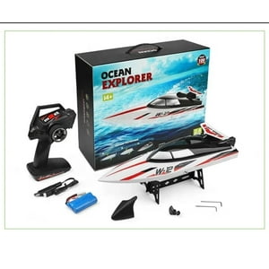 Maravillas Valdivia - Lancha Bote Barco 35 Km, Control Remoto 2,4 Ghz. W-12. Explorer