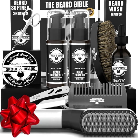 Kit Cuidado Barba Grow A Beard Alisador Dual 440F