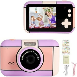 Veatool - Cámara Digital Infantil, 32 Millones De Píxeles, Doble Lente De Alta Definición De 2,4 Pulgadas, Mejor Juguete De Regalo Para Niñas De 3 A 12 Años