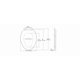 thumbnail image 5 of Asiento de inodoro KOHLER Brevia alargado en forma de almendra con cierre rápido, 5 of 5
