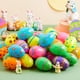 thumbnail image 5 of Juguete JOYIN de huevos de pascua brillantes con estampado de plástico, 36 unidades, 5 of 8