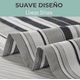 thumbnail image 3 of Juego sabanas Casatua rayas gris 1.5 plaza, 3 of 3