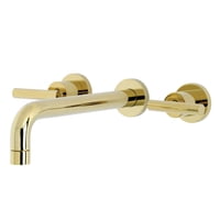 Grifo Para Bañera Con Montaje En Pared Kingston Brass Manhattan Ks8022Cml