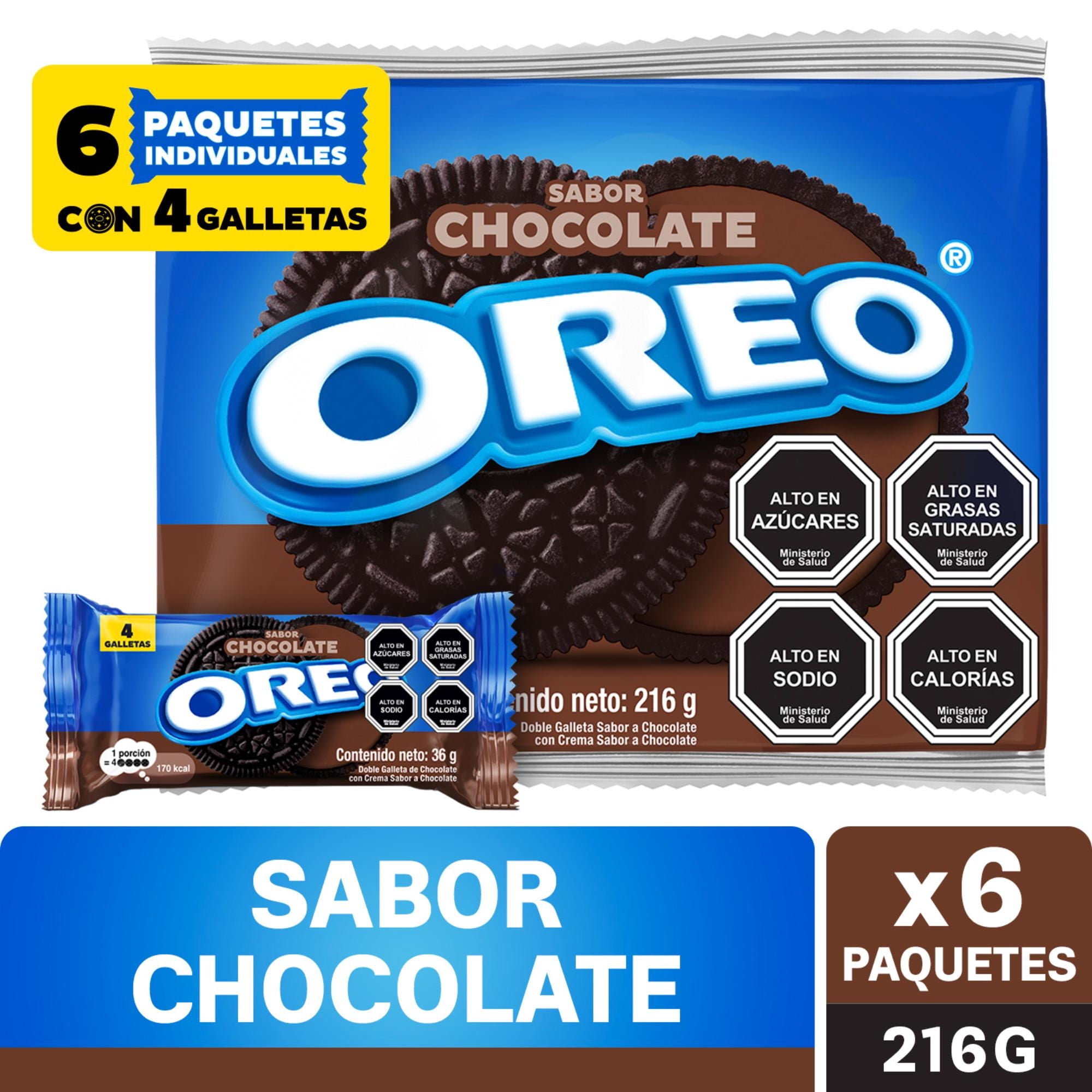 Paquete Galletas Chocolate Nabisco Pack 216 g Oreo
