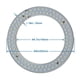 thumbnail image 3 of Bombilla Led Circular T9 13 W 1600 Lm 6000 K 8 Pulgadas 85 265 V, 3 of 7