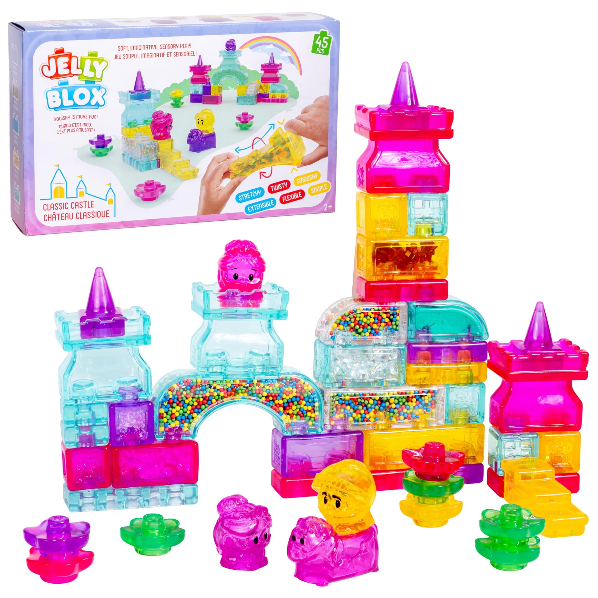 Bloques De Construcción Jelly Blox Castillo Clásico 45 Piezas