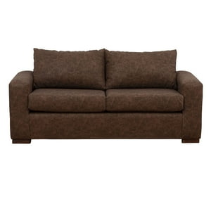 Muebles América - Sofá Neo 3 Cuerpos Cuero Auris Café