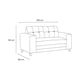 thumbnail image 5 of Sofa Roma 2c Res Felp Azul Piedra, 5 of 5
