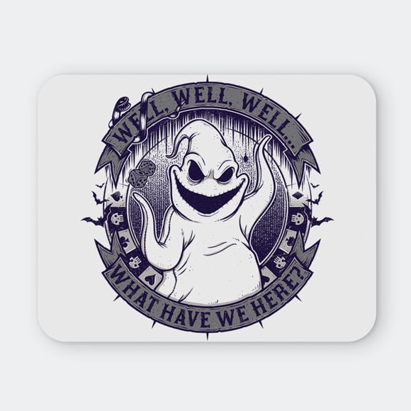 Mousepad 20x24 Cm - Diseño Oogie Boogie "well, Well, Well Emblem"