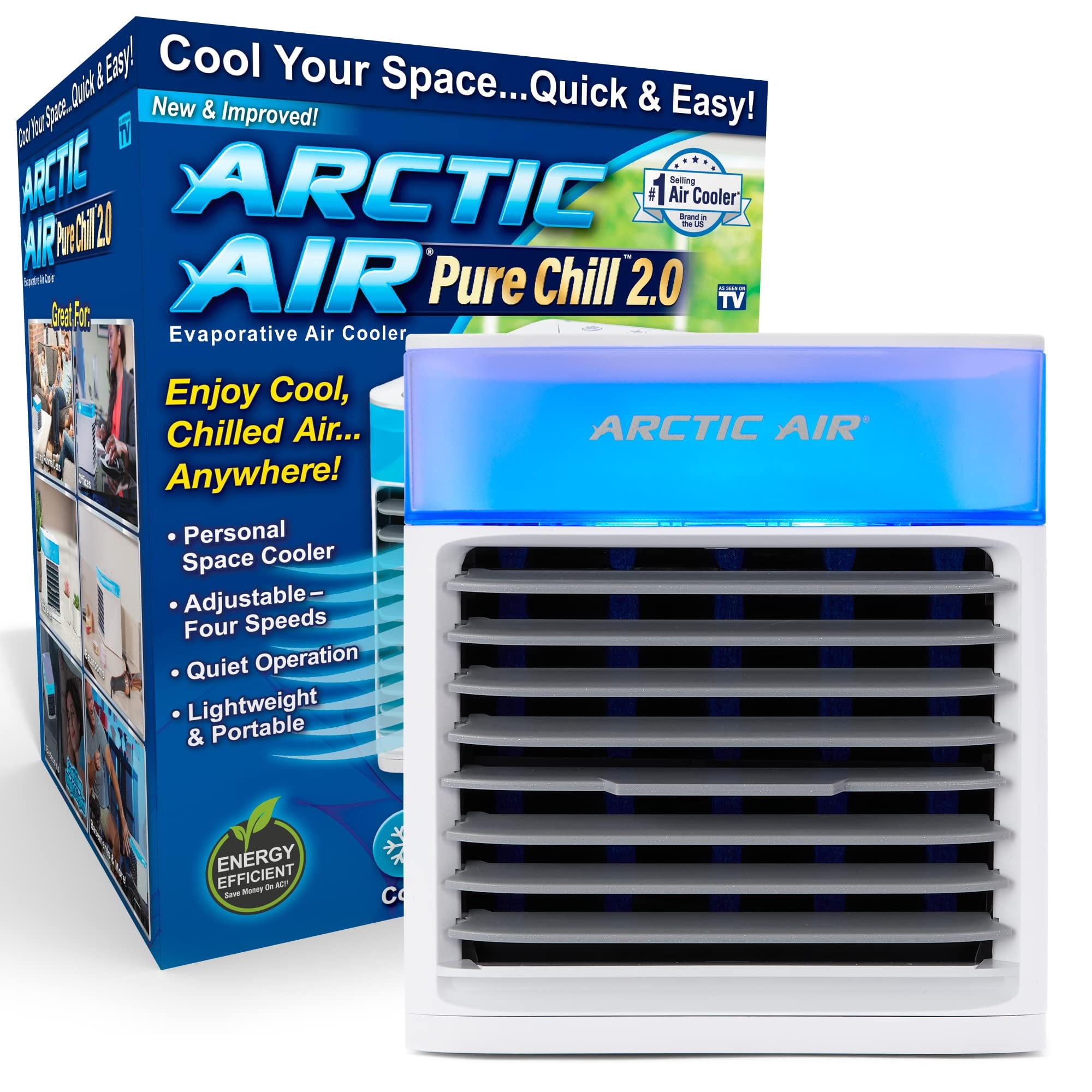 Enfriador De Aire Evaporativo Arctic Air Pure Chill 2.0 Blue