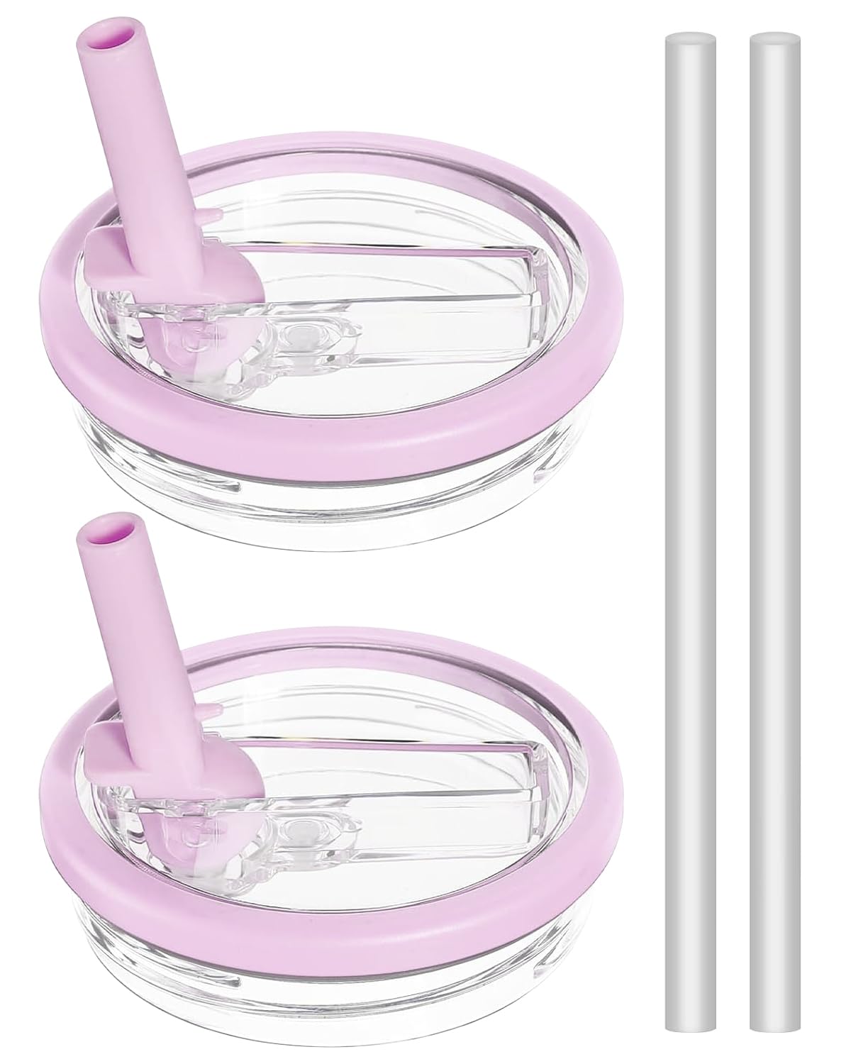 Chemllc - Tapa Con Pajita Abatible De Repuesto Para Vaso Stanley, 1,2 L, 40 Oz, Paquete De 2