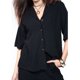 thumbnail image 3 of Jess por Meiko Conjunto de Top con Cuello y Pantalones Cortos de Mujer Conjunto a Juego de Verano Negro XS, 3 of 6