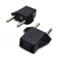 Genérico - 2 Adaptadores Enchufe De Americano A Chileno