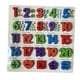 thumbnail image 2 of Tablero de Rompecabezas Del Alfabeto de Madera Montessori, Tablero Resistente para Las Primeras Letras, Desarrollos Fáciles, Juguetes, Material Didáct Números españoles, 2 of 5