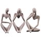 thumbnail image 5 of 2x Escultura De Pensador Estatuilla Estatua Del Hogar Decoración Moderna De Estantería, 5 of 5