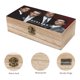 thumbnail image 3 of Uno de los Nuestros Caja Organizadora de Madera Rústica - Caja Decorativa Multifuncional para Escritorio, Hogar, Oficina, Joyas y Manualidades, 3 of 6