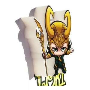Fxlight - Luz Decorativa Mural 3D Mini Loki Marvel Vengadores
