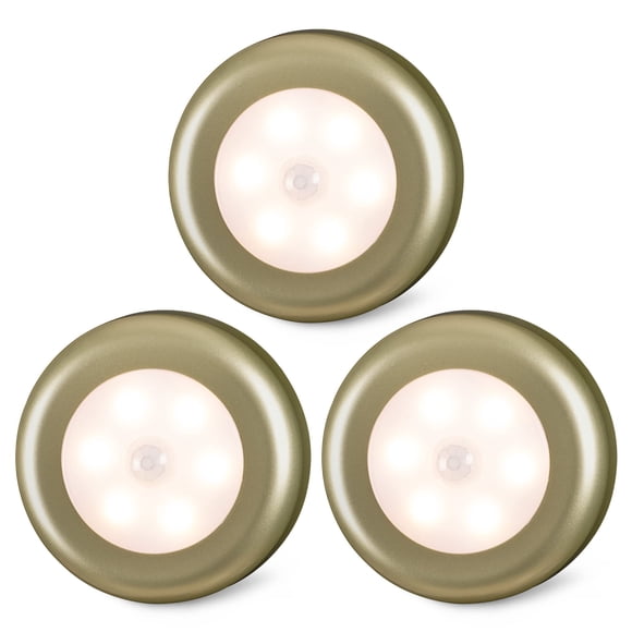 Luces LED con sensor de movimiento STAR-SPANGLED 7 cm (pack de 3)