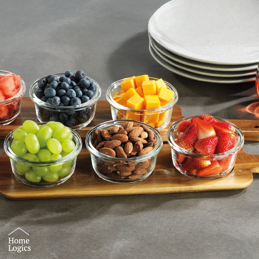 Set Aperitivo Acacia 3 Bowls Cuenco Tazón Vidrio Home Logics