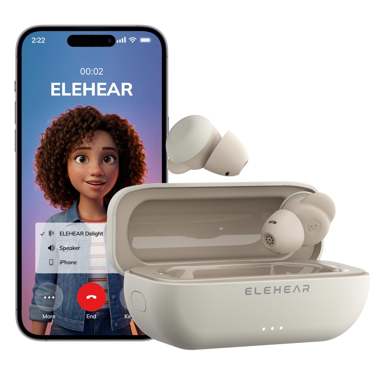 Audífonos Elehear Delight Con Tecnología De Inteligencia Artificial Para Aliviar El Tinnitus