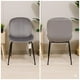 thumbnail image 2 of Pack de 2 Sillas Berta Velvet Base Negro, 2 of 2