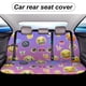 thumbnail image 5 of Emoji-theme Car Rear Seat Covers Back Elastic Flexible Car Seat Covers Decorative Fits Most Cars 120x59x76cm, 5 of 6