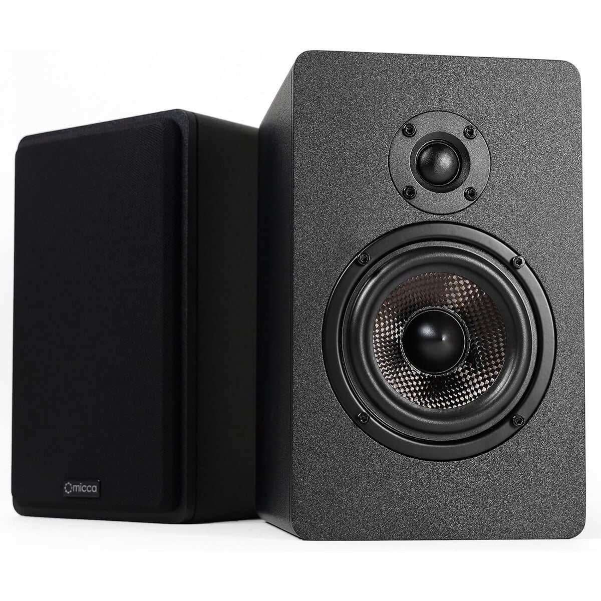 Parlantes Micca Mb42x G2 Bookshelf 4 Fibra De Carbono
