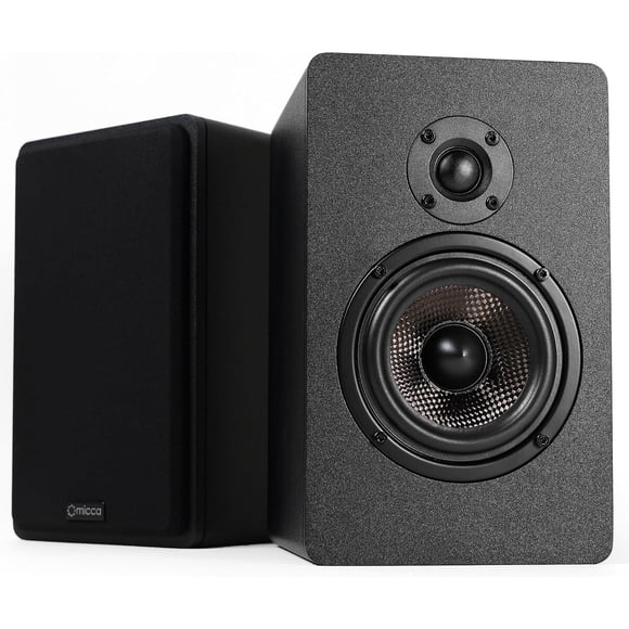 Parlantes Micca MB42X G2 Bookshelf 4" Fibra de Carbono