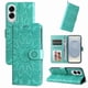 thumbnail image 4 of Funda tipo cartera FOXDOCK para Samsung Galaxy S25 Edge , diseño girasol en relieve, cuero PU, cierre magnético, soporte y tarjetero, 4 of 5