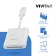 thumbnail image 2 of Lector Tarjetas Vivitar SD MicroSD Compact Flash USBC, 2 of 3