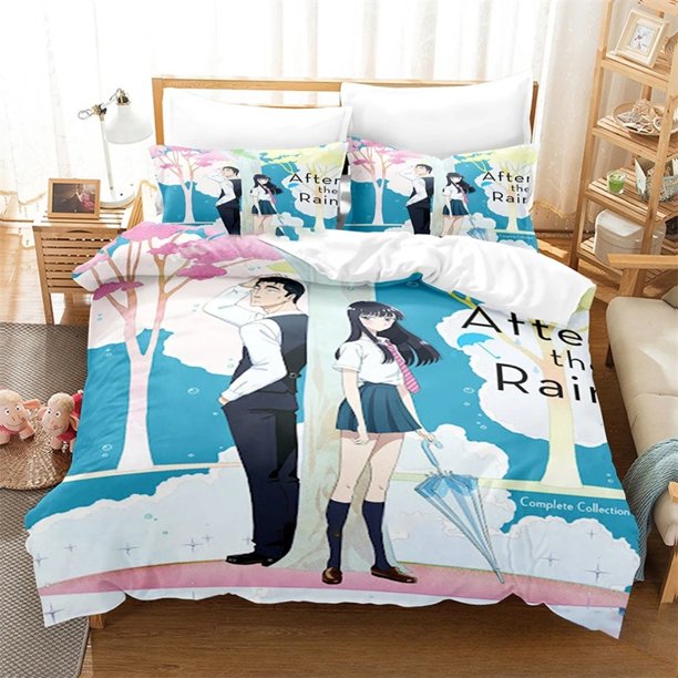 After the Rain Bedding Set Boys Girls Duvet Cover Pillowcase Bed boys Adult