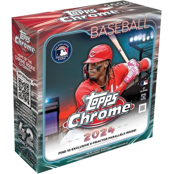 Megacaja sellada cromada Baseball Card Topps 2024