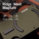 thumbnail image 2 of Cartera The Ridge para hombre Magsafe RFID Matte Olive, 2 of 6