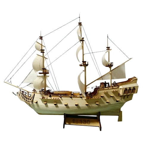 Bothyi - Kits De Modelo De Barco De Vela Náutica Sin Montar Para Decoración De Escritorio De Regalo De Cumpleaños